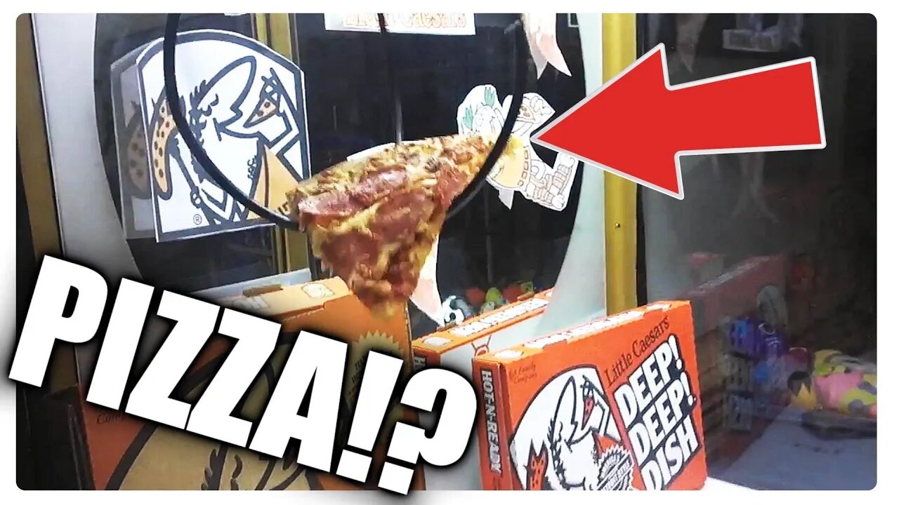 PIZZA CLAW MACHINE?!?