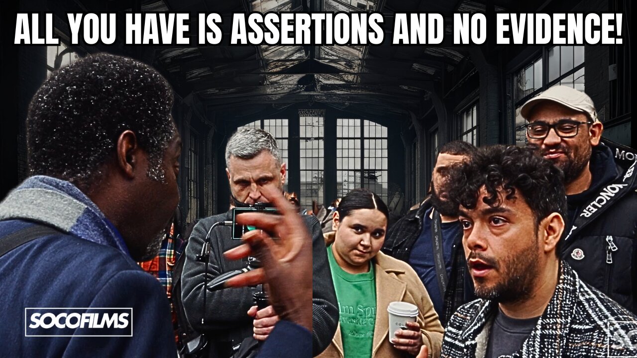 Preacher Daniel debating New Ager | Speakers Corner