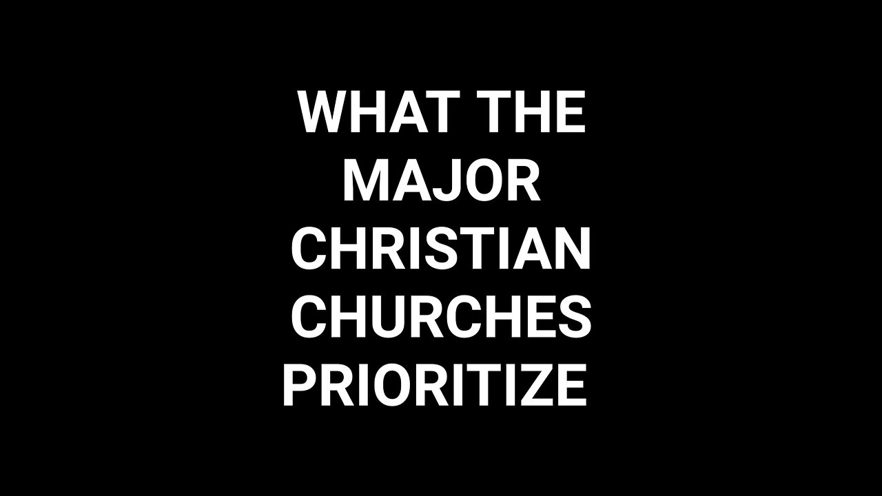 WOE TO THE FOLLOWING CHRISTIAN DENOMINATIONS