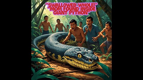 SWALLOWED WHOLE!" "Mom Found Inside Giant Python" *"Horrifying Discovery: Missing Mom Found