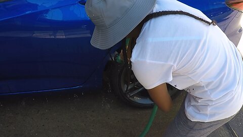 Blasian Babies Brother & Sister Car Wash 2024 Acura TLX A-Spec SH-AWD & 2009 Honda CR-V EX AWD SUV