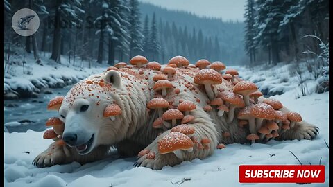 A smart polar bear cub seeks help to save its mother, who is injured by a fungus