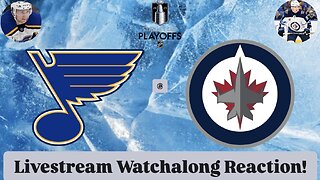 St. Louis Blues @ Winnipeg Jets 2025 Stanley Cup Playoffs Round 1 Game 7 Live Watchalong Reaction