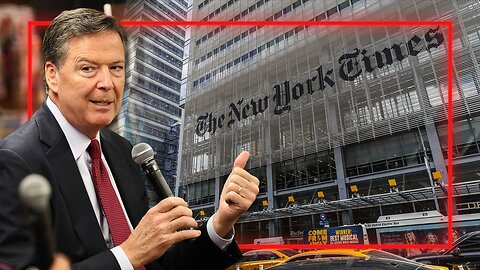 Deep State Criminal James Comey Ordered FBI To Leak Classified Info To NYT,
