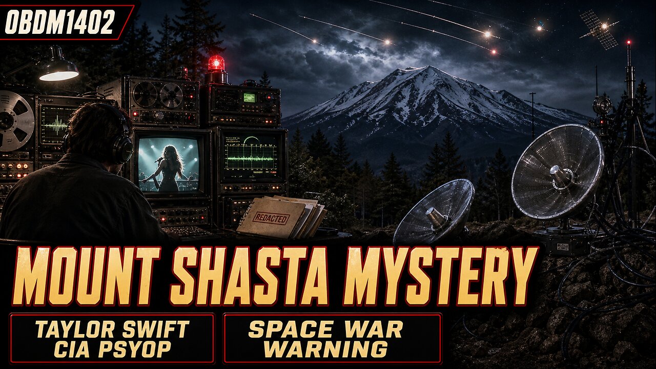 OBDM1402 - Mount Shasta Mystery | Taylor Swift CIA PsyOp | Space War Warning