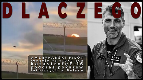 🔴29/08/25 NA ŻYWO: Andy Choinski | AMERYKAŃSKI PILOT reaguje na szokującą katastrofę F-16 w Polsce