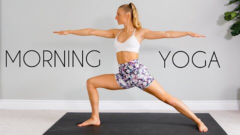 20 MIN MORNING YOGA 🌞🧘‍♀️ | Full Body Flow & Stretch for Beginners 🙏✨