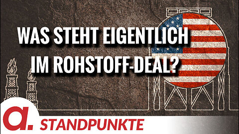 Was steht eigentlich im Rohstoff-Deal zwischen den USA und der Ukraine? | Von Thomas Röper