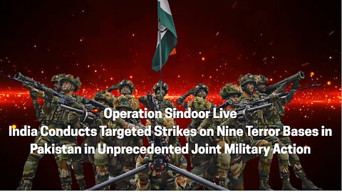 India Conducts Targeted Strikes on Nine Terror Bases in Pakistan