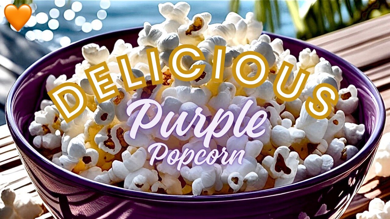 Amish Country Popcorn Purple