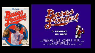 Bases Loaded (NES - 1988) Pennant Mode playthrough - Game 1 of 80