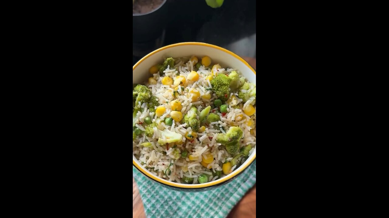 sweet corn rice bowl 🍚🥗