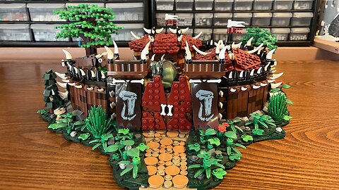 LEGO Fantasy Orc Camp MOC Showcase