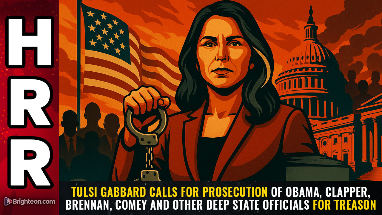 Tulsi Gabbard calls for PROSECUTION of Obama, Clapper, Brennan, Comey and other...