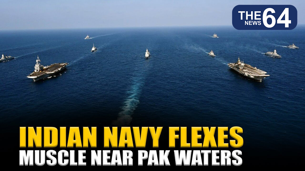 Breaking! Indian Navy flexes muscle near Pakistan waters with live fire drills in Arabian Sea