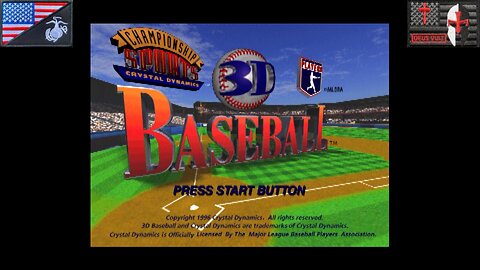 3D Baseball (PlayStation - Attract Mode) [NA Version of "3D・ベースボール"]