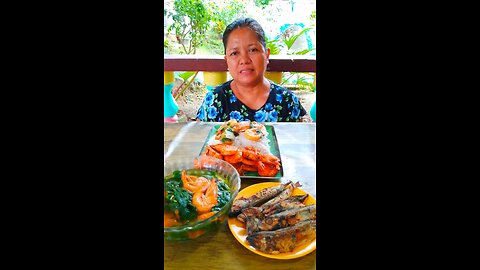 Asian Wife Eats - Buttered Garlic Shrimp, Sinabawang Shrimp with Gulay and Buwad Hasa-hasa