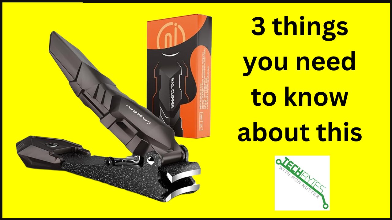 3 things to know about the INXEN Nail Clippers for Men with Catcher
