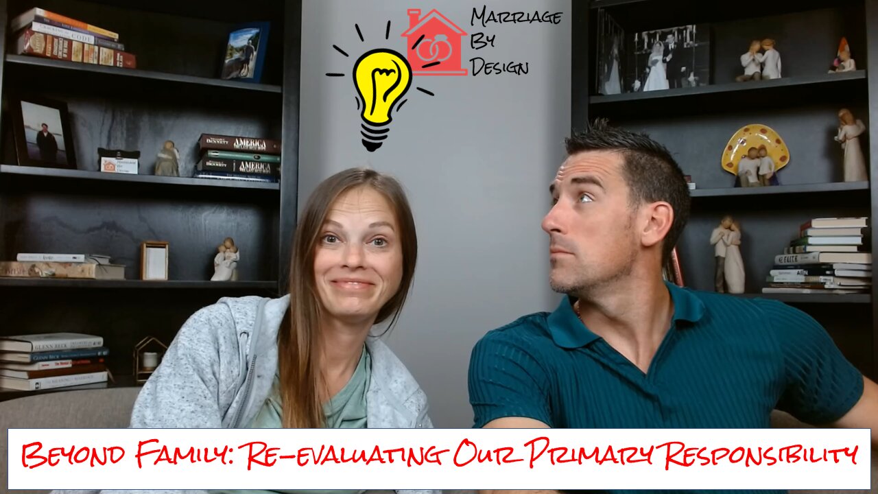 Beyond Family: Re-evaluating Our Primary Responsibility