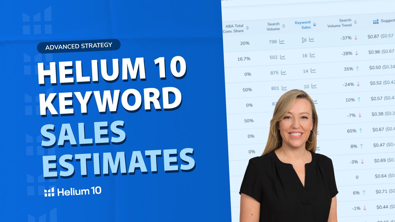Helium 10 Keywords Sales Estimates