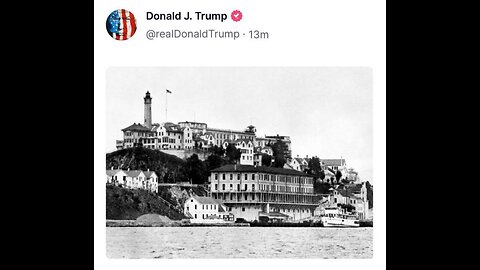 TRUMP PLANS TO OPEN ALCATRAZ FOR THIS PURPOSE!