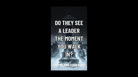 Do they see a leader the moment you walk in? Before you speak, your body already says everything.