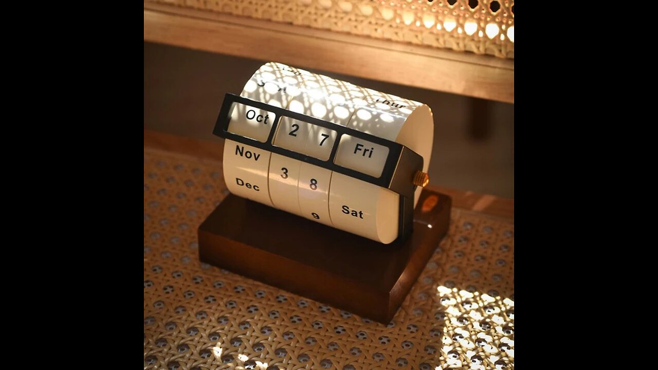 Creative Rotating Decorative Perpetual Calendar