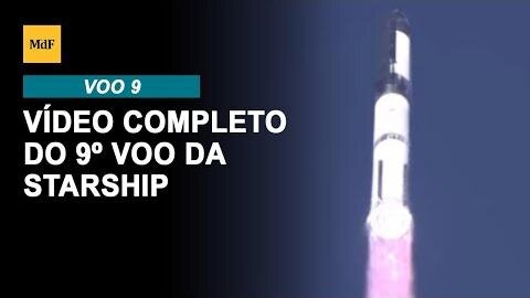O voo de número 9 do maior foguete do mundo terminou em explosão