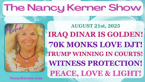 Iraq Dinar=Golden! 70K Monks Love DJT! Trump Winning>Courts! Witness Protection! Peace-Love-Light!