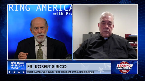 With Father Robert Sirico, Dede Laugesen, Suzanne Grishman & Robert Joseph