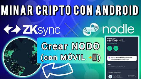 NODLE Cash App - ¿COMO RETIRAR? - Paso a paso - AÑOS minando criptos con ANDROID 📲
