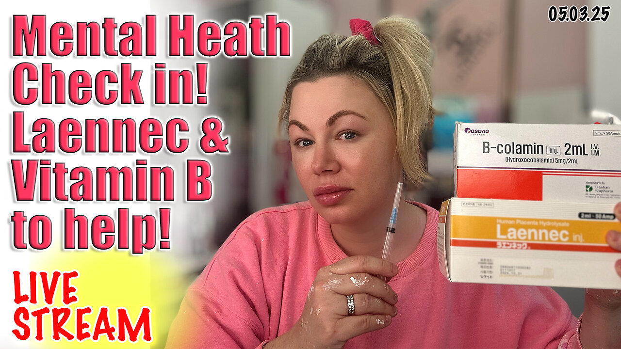 Mental Health check in! Laennec and Vitamin B To help! AceCosm.com code Jessica10 saves you Money