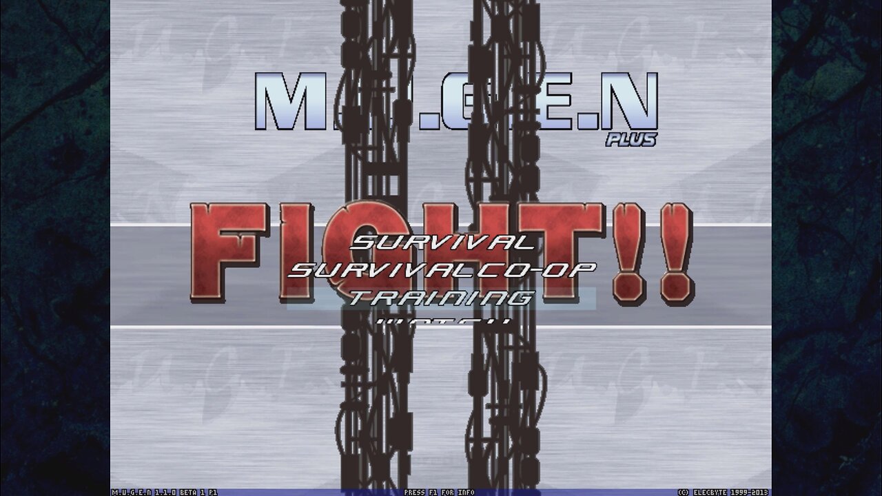 MUGEN 1.1: Lifebar - Fight Animation Glitch