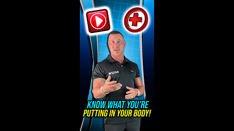 Know What You’re Putting In Your Body! Your Health Is Extremely Important!