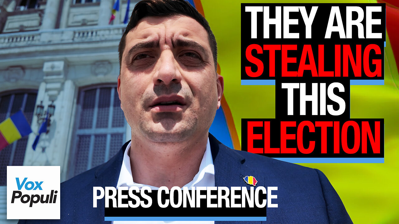 Election Fraud in ROMANIA! BOMBSHELL Press Conference | George Simion (English)