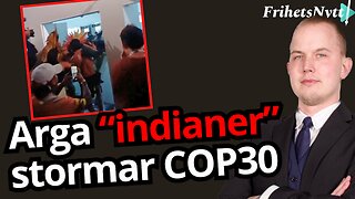 Arga "indianer" stormade klimattoppmöte - Här är anledningen bakom ilskan mot eliten