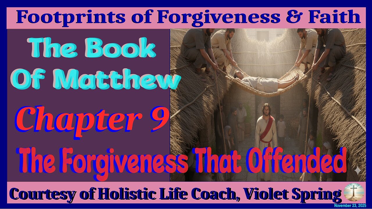 The Book Of Matthew-Chapter 9-The Forgiveness That Offended