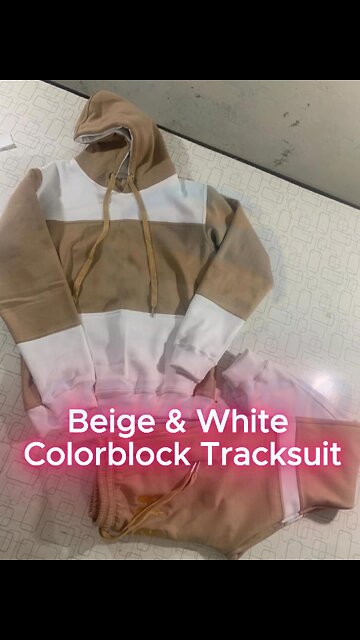 Cozy Meets Trendy: Colorblock Tracksuit