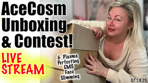 Live AceCosm.com Unboxing and Contest Announcement! Code Jessica10 Saves you money