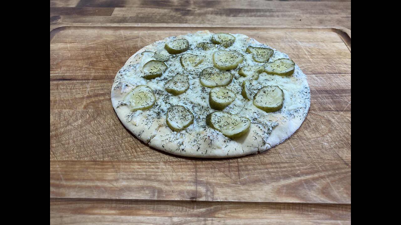 (Gluten Free) (Vegetarian) Pickle Pizza