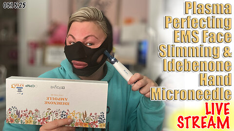 Live Plasma Perfecting Ems Slimming & Stayve Idebenone Ampule Hand Microneedle, Acecosm! Jessica10