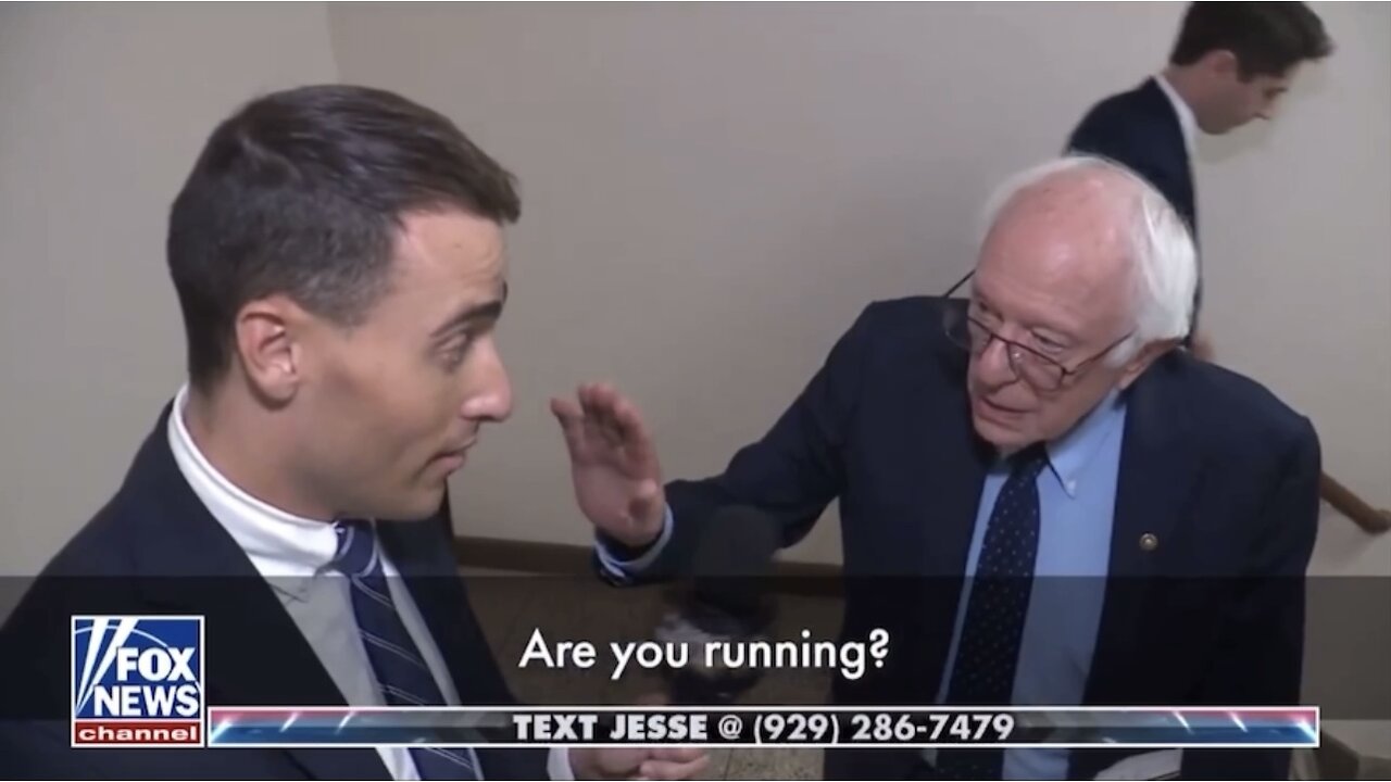 Is Bernie Sanders running? Johnny asked him on the hill