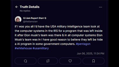 You should have military intelligence look in all computers Elon musk team was inside of.