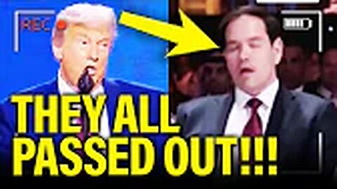 Trump gives DISASTER SPEECH as his OWN TEAM Falls Asleep
