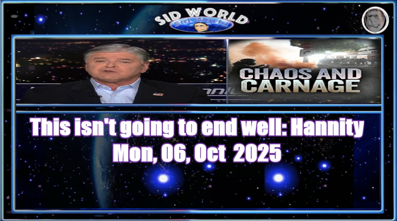 This isn't going to end well Hannity