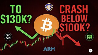 🚀 Bitcoin $130K or Crash Below $100K? – Weekly Crypto & Stock Analysis