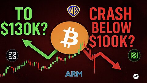 🚀 Bitcoin $130K or Crash Below $100K? – Weekly Crypto & Stock Analysis