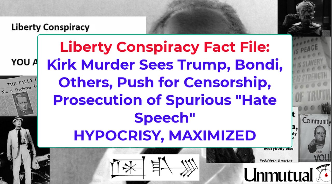 Liberty Fact File: Trump, Bondi, Threaten 'Hate' Speech Punishment, Avoid Principle