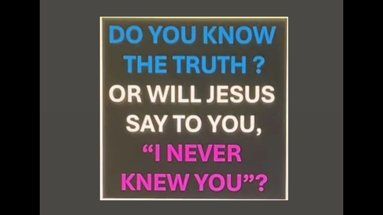 WILL JESUS TELL YOU HE DOES NOT KNOW YOU Matthew 7_23 - NOV 20 2024 (TikTok LIVE)