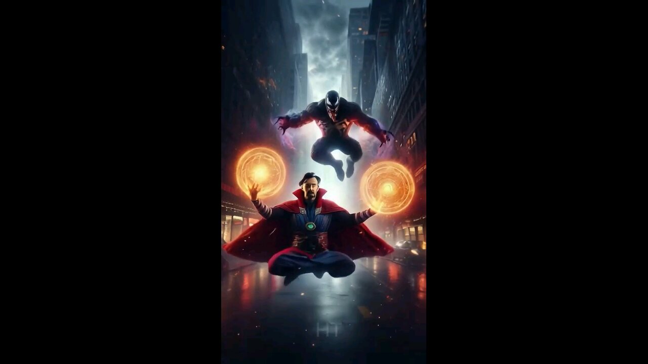 combination of a man and venom